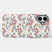 Niedliche Halloween-Geister und Skulls-Muster Case-Mate iPhone Hülle (Rückseite (Horizontal))
