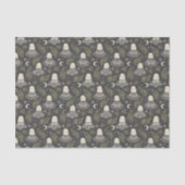 Niedliche Halloween-Geisterlace - Grün Seidenpapier (Vorderseite)