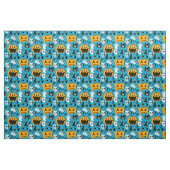 Niedliche Halloween-Geschöpf-Illustration Stoff (Fat Quarter (45,7 x 55,9 cm))