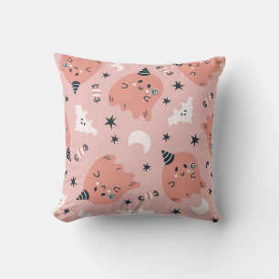 Niedliche Halloween Ghost Bats und Candy Kissen