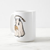 Niedliche Halloween Ghost Fall Funny Kaffee Tee Ta Kaffeetasse (Vorderseite Links)