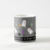 Niedliche Halloween Ghost farbenfrohe Confetti Mix Kaffeetasse (Mittel)