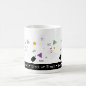 Niedliche Halloween Ghost farbenfrohe Confetti Mix Kaffeetasse (Mittel)