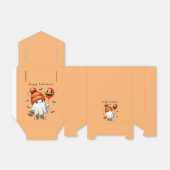 Niedliche Halloween-Ghost-Gefallen-Box Geschenkschachtel (Ungefaltet)