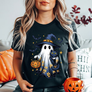 Niedliche Halloween Ghost Hexe   Spooky Trick oder Tri-Blend Shirt