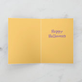 Niedliche Halloween-Ghost-Karten Karte (Innenseite)