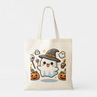 Niedliche Halloween Ghost Tote Tasche