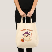 Niedliche Halloween Ghost Tote Tasche "Zu Niedlich (Vorderseite (Produkt))
