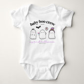 Niedliche Halloween Ghosts Erste Halloween Boom Cu Baby Strampler (Vorderseite)