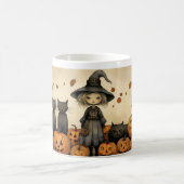 Niedliche Halloween Hexe 15 Tasse (Mittel)