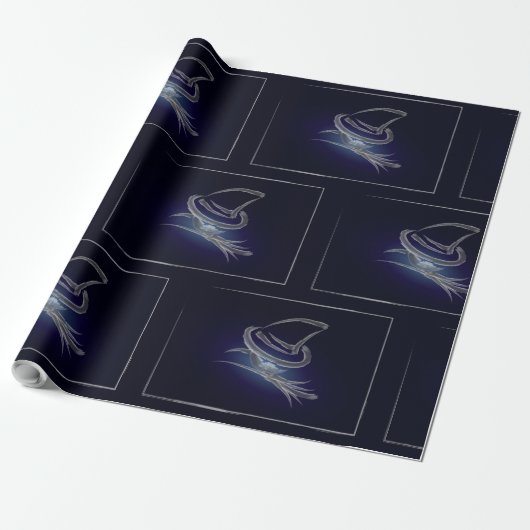 Niedliche Halloween Hexe 2 Geschenkpapier (Ungerollt)
