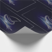 Niedliche Halloween Hexe 2 Geschenkpapier (Ecke)