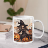 Niedliche Halloween Hexe 50 Tasse