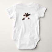 Niedliche Halloween-Hexe Baby Strampler (Rückseite)