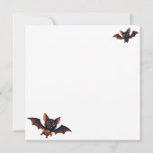 Niedliche Halloween-Hexe Einladung (Rückseite)