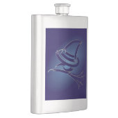 Niedliche Halloween-Hexe Flachmann (Rechts)