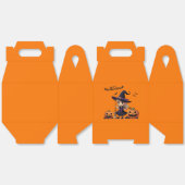 Niedliche Halloween-Hexe Geschenkschachtel (Ungeklappt)