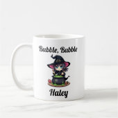 Niedliche Halloween-Hexe Kaffeetasse (Links)