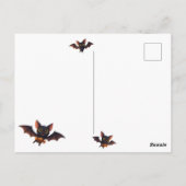 Niedliche Halloween-Hexe Postkarte (Rückseite)