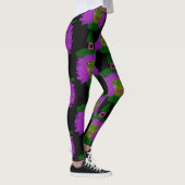 Niedliche Halloween-Hexe-Schwarz-Leggings Leggings (Rechts)