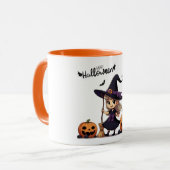 Niedliche Halloween-Hexe Tasse (Vorderseite Links)