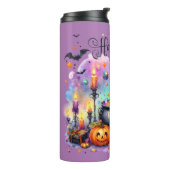 Niedliche Halloween Hexe Tumbler Thermosbecher (Nach links gedreht)