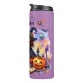 Niedliche Halloween Hexe Tumbler Thermosbecher (Nach rechts gedreht)