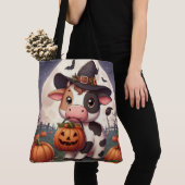 Niedliche Halloween-Hexenkuh Tasche (Von Nahem)