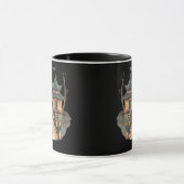 Niedliche Halloween-House-Tasse Tasse (Zentrum)
