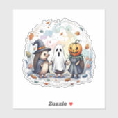 Niedliche Halloween-Igel Kostüm Aufkleber (Blatt)