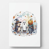 Niedliche Halloween-Igel Kostüm Fotoplatte (Vorderseite)