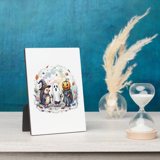 Niedliche Halloween-Igel Kostüm Fotoplatte (Seite)