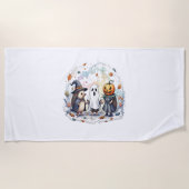 Niedliche Halloween-Igel Kostüm Strandtuch (Vorderseite)