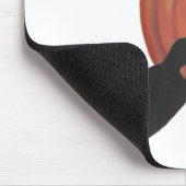 Niedliche Halloween Jack O'Lantern und Crow Mousepad (Ecke)