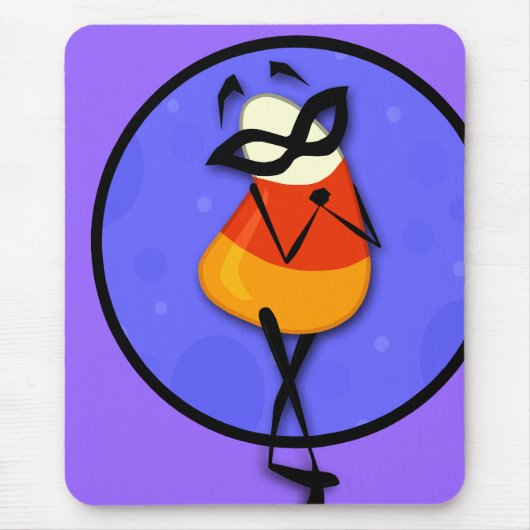 NIEDLICHE HALLOWEEN KANDY CORN MÄUSCHPAD MOUSEPAD (Vorne)