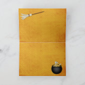 Niedliche Halloween Karte (Innenseite)