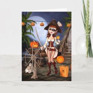 Niedliche Halloween-Karte Karte