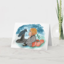 Niedliche Halloween-Karte