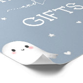 Niedliche Halloween-Karten und Geschenke-Zeichen Poster (Ecke)