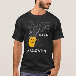 Niedliche Halloween-Katzenjacke, Kürbiskürbis für T-Shirt