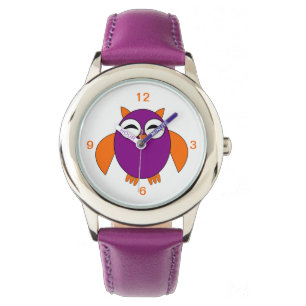 Niedliche Halloween-Kids mit Zahlen beobachten Armbanduhr