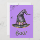 Niedliche Halloween Kids Party Trick oder Trete Einladung (Rückseite)