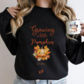 Niedliche Halloween-Kinderankündigung Schwangersch Sweatshirt