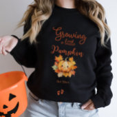 Niedliche Halloween-Kinderankündigung Schwangersch Sweatshirt