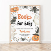 Niedliche Halloween-Kinderduschbücher Poster