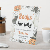 Niedliche Halloween-Kinderduschbücher Sockelschild (In SItu)