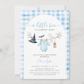 Niedliche Halloween-Kinderdusche Einladung (Vorderseite)