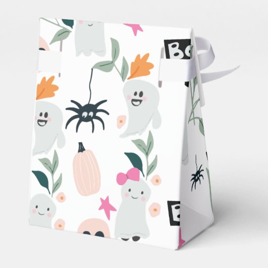 Niedliche Halloween-Kinderdusche Geschenkschachtel (Rückseite)