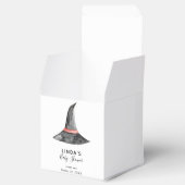 Niedliche Halloween-Kinderdusche mit Hexenhut Geschenkschachtel (Geöffnet)