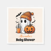 Niedliche Halloween-Kinderdusche Serviette (Vorderseite)